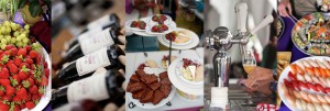 Ojai Wine Festival wine and food spread
