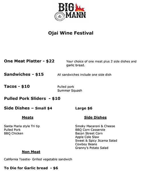 big-mann-bbq-menu-600 Big Mann Menu for the 2025 Ojai Wine Festival